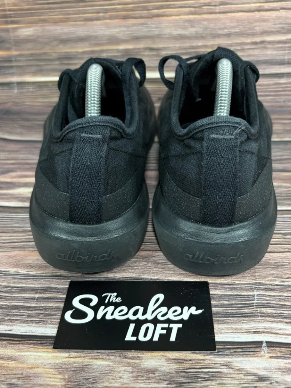 Allbirds Canvas Piper Shoes Men's Natural Black Lace‎ Up Casual Size 11